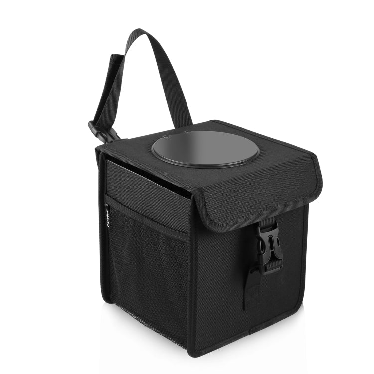 FUNADD Scatola portaoggetti per auto pieghevole per bidone della spazzatura con gancio per sedile posteriore per auto pieghevole, Car Garbage Can