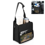 FUNADD Scatola portaoggetti portatile pieghevole per gancio per sedile posteriore per auto, Car Storage Box