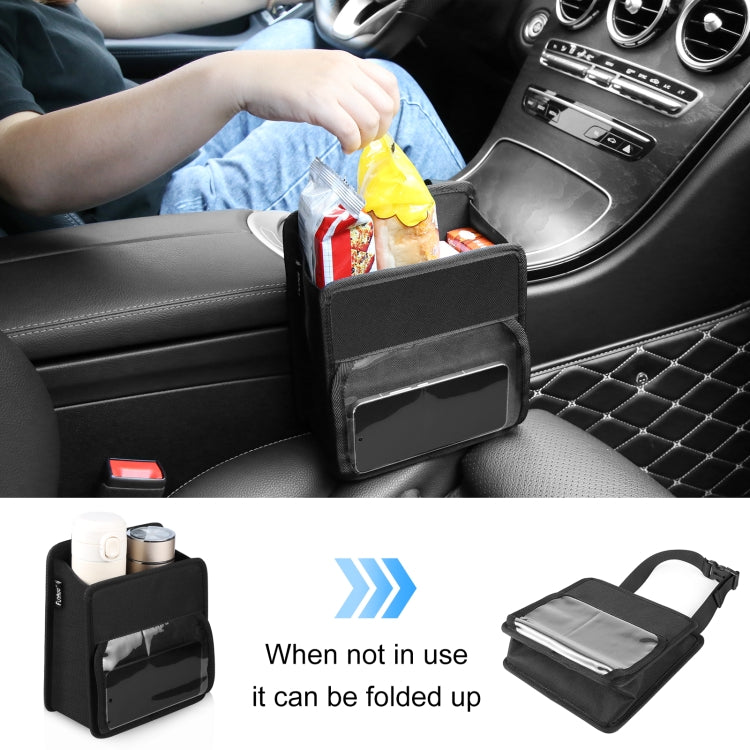 FUNADD Scatola portaoggetti portatile pieghevole per gancio per sedile posteriore per auto, Car Storage Box