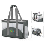 Borsa a tracolla traspirante per animali domestici 36x22x10 cm