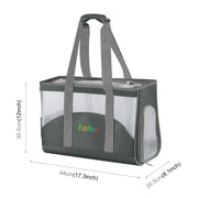 Borsa a tracolla per esterni FUNADD portatile traspirante per animali domestici, Breathable Pet Bag
