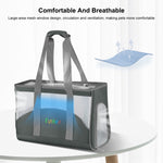 Borsa a tracolla traspirante per animali domestici 36x22x10 cm