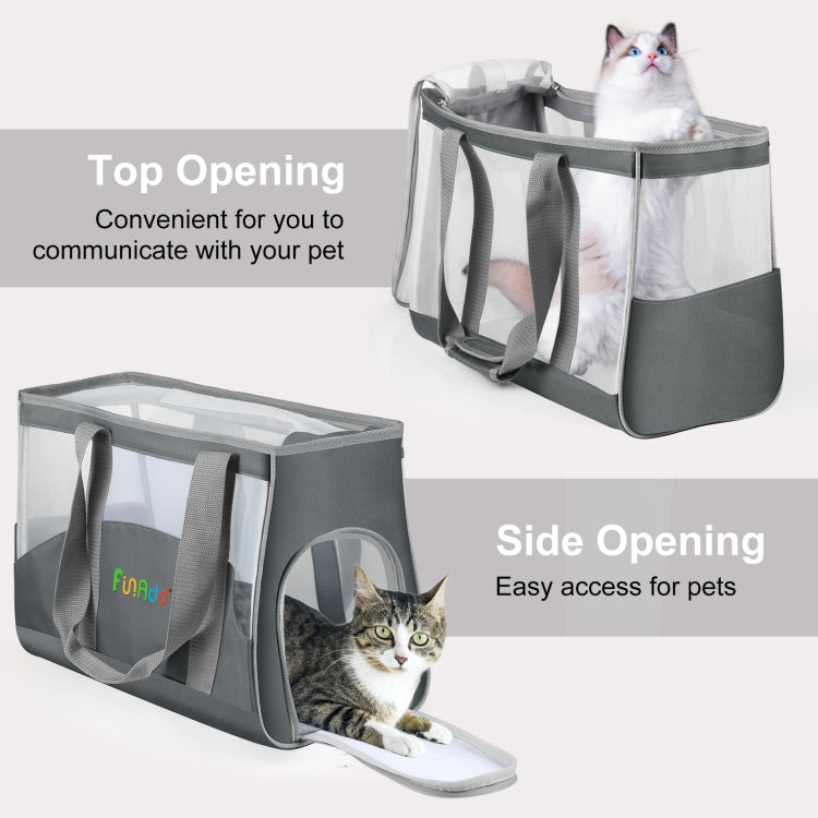 Borsa a tracolla traspirante per animali domestici 36x22x10 cm