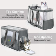 Borsa a tracolla per esterni FUNADD portatile traspirante per animali domestici, Breathable Pet Bag