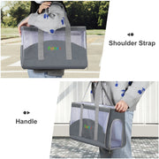 Borsa a tracolla per esterni FUNADD portatile traspirante per animali domestici, Breathable Pet Bag