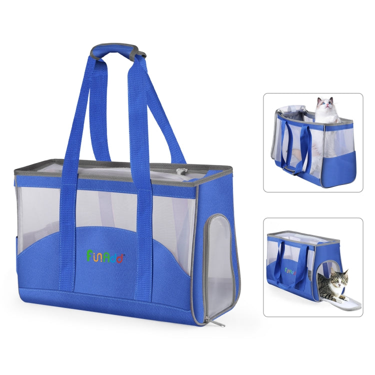 Borsa a tracolla traspirante per animali domestici 36x22x10 cm