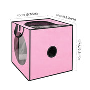 FUNADD Gabbia per asciugatrice pieghevole portatile con scatola per asciugatura da bagno per animali domestici, adatta per animali domestici fino a 5 kg, Folding Dryer Cage