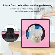 FUNADD Gabbia per asciugatrice pieghevole portatile con scatola per asciugatura da bagno per animali domestici, adatta per animali domestici fino a 5 kg, Folding Dryer Cage