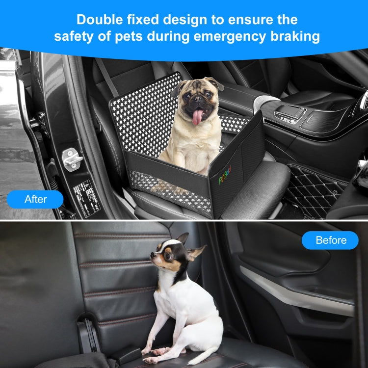 FunAdd Tappetino impermeabile antisporco per cestino da auto per cani da compagnia, traspirante e pieghevole