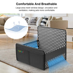 FunAdd Tappetino impermeabile antisporco per cestino da auto per cani da compagnia, traspirante e pieghevole