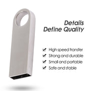 Disco flash USB 2.0 in metallo da 8 GB, 8GB