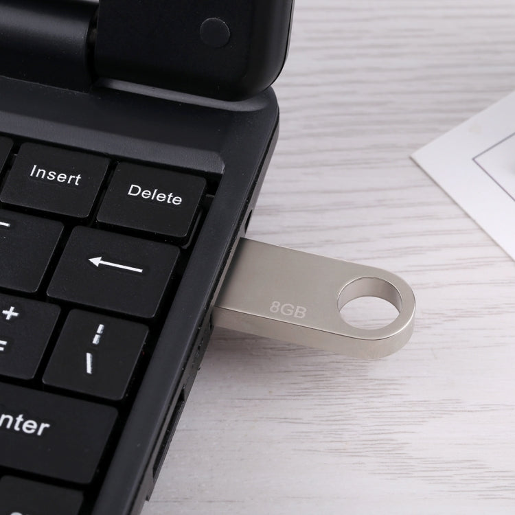 Disco flash USB 2.0 in metallo da 8 GB, 8GB
