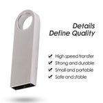 Disco flash USB 2.0 in metallo da 4 GB, 4GB