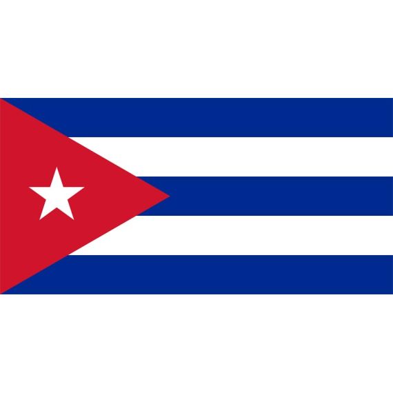 Bandiera Nazionale di Stato e da guerra Cuba 200x400cm