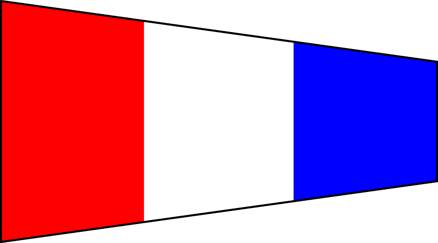 Pennello di segnalazione numerica "3" Terrathree 170x50cm