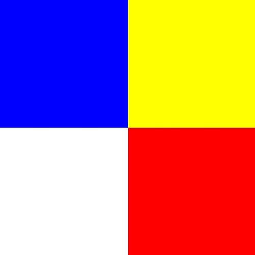 Bandiera Segnalazione Nautica Squadron 150x180cm 8345-12-120-7089 121207089 FLAG220