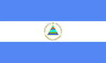 Bandiera Nazionale di Stato e da guerra Repubblica del Nicaragua 200x400cm