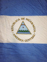 Bandiera Nazionale di Stato e da guerra Repubblica del Nicaragua 200x400cm 8345-12-120-6983 8345 - Flags and Pennants FLAG228