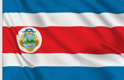 Bandiera di stato e della marina da guerra Costa Rica 300x200cm