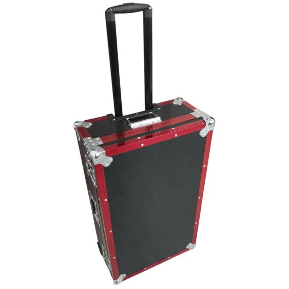 Flight case trolley rossa universale 79.5x48x24cm