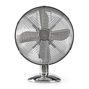 Table Fan | Mains Powered | Diameter: 300mm | 35W | Oscillation | 3-Speed ​​| Chrome