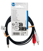 Cavo Audio Stereo | Maschio da 3,5 mm - 2x RCA maschio | 1,5 m | Nero
CAGP22200BK15 Codice EAN: 5412810280797Cavo Audio Stereo | Maschio da 3,5 mm - 2x RCA maschio | 1,5 m | Nero
CAGP22200BK15 Codice EAN: 5412810280797