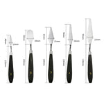 Raschietto in acciaio inossidabile per tonificazione della vernice QST EXPRESS 5 in 1, 5 in 1 (Black)