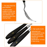 Raschietto in acciaio inossidabile per tonificazione della vernice QST EXPRESS 5 in 1, 5 in 1 (Black)