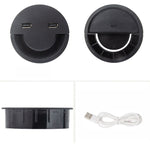 Supporto per avvolgitore cavi USB foro 60 mm