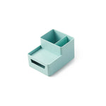 Scatola di immagazzinaggio di file di montaggio di scatola di cancelleria portapenne rimovibile da scrivania, 0115-2 (Blue Green), 0115-2 (Grey White)