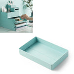 Scatola portaoggetti per piccoli file assemblata rimovibile da scrivania, 0115-3 (Blue Green), 0115-3 (Grey White)