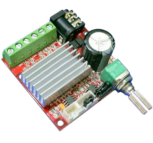 Amplificatore audio 15W+15W - 10-18V DC - PCB BOARD LCDN210