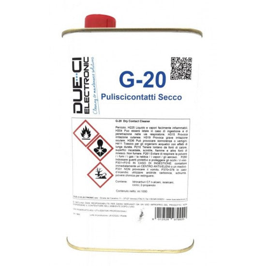 G-20 Puliscicontatti Secco 1000 ml 8012528979920