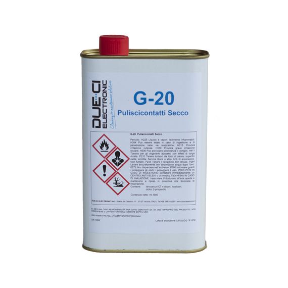 G-20 Puliscicontatti Secco 1000 ml DUE-CI