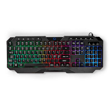 Wired Gaming Keyboard | USB Type-A | Membrane Keys | LED | QWERTY | ND Layout | USB Powered | Power cable length: 1.30 m | Multimedia