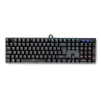 Wired Gaming Keyboard | USB Type-A | Mechanical Keys | LED | German | DE Layout | USB Powered | Power cable length: 1.50 m | Gaming