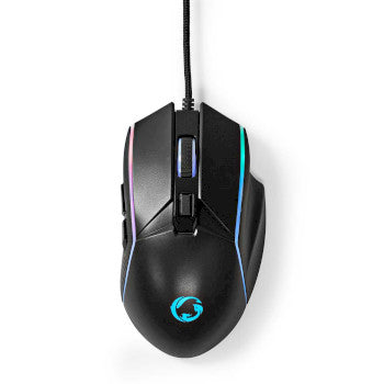 Gaming Mouse | Wired | 800 / 1200 / 2400 / 3200 / 4800 / 7200 dpi | Adjustable DPI | Number of buttons: 6 | Right-Handed | 1.50 m | LEDs