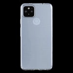 Per Google Pixel 5A 5G Custodia protettiva morbida in TPU trasparente ultrasottile da 0,75 mm, For Google Pixel 5A 5G