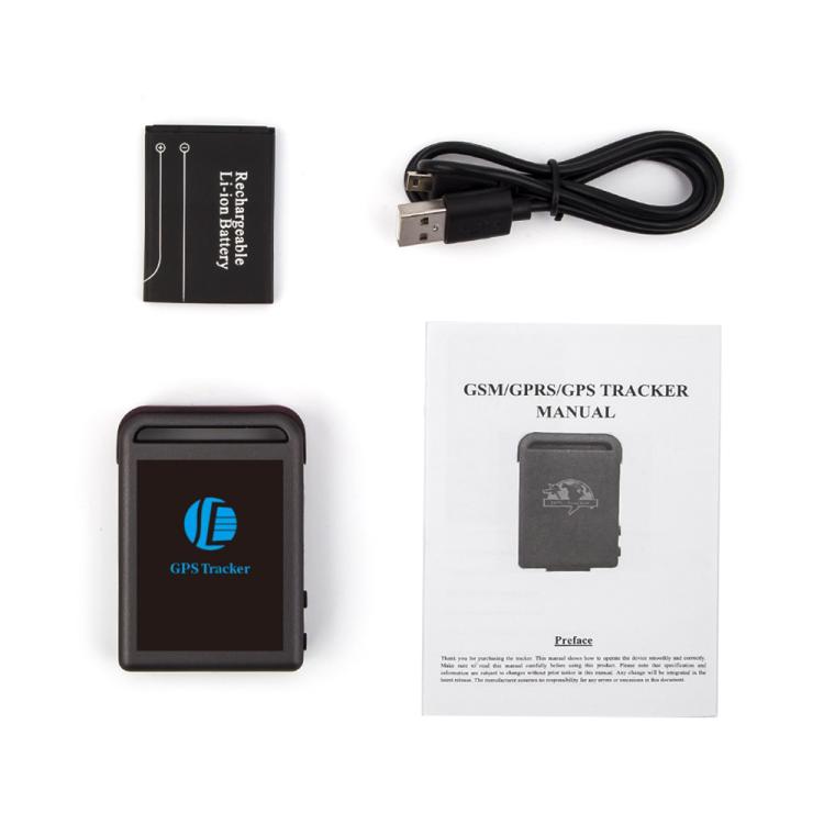 TK102B 2G GSM / GPRS / Localizzatore GPS Veicolo Mini Dispositivo di localizzazione online in tempo reale Localizzatore per bambini, automobili, animali domestici, Precisione GPS: 5-15 m, TK102B