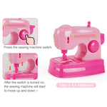 Mini macchina da cucire giocattolo per bambini 3+ anni
