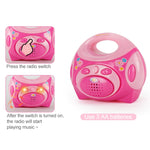Mini radio giocattolo per bambini oltre 3 anni 10x6,5x11 cm
