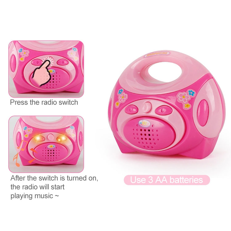 Mini radio giocattolo per bambini oltre 3 anni 10x6,5x11 cm