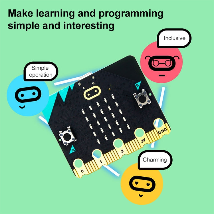 Yahboom BBC Ufficiale Nuova Scheda Micro:bit V2/V1.5 Scheda Separata