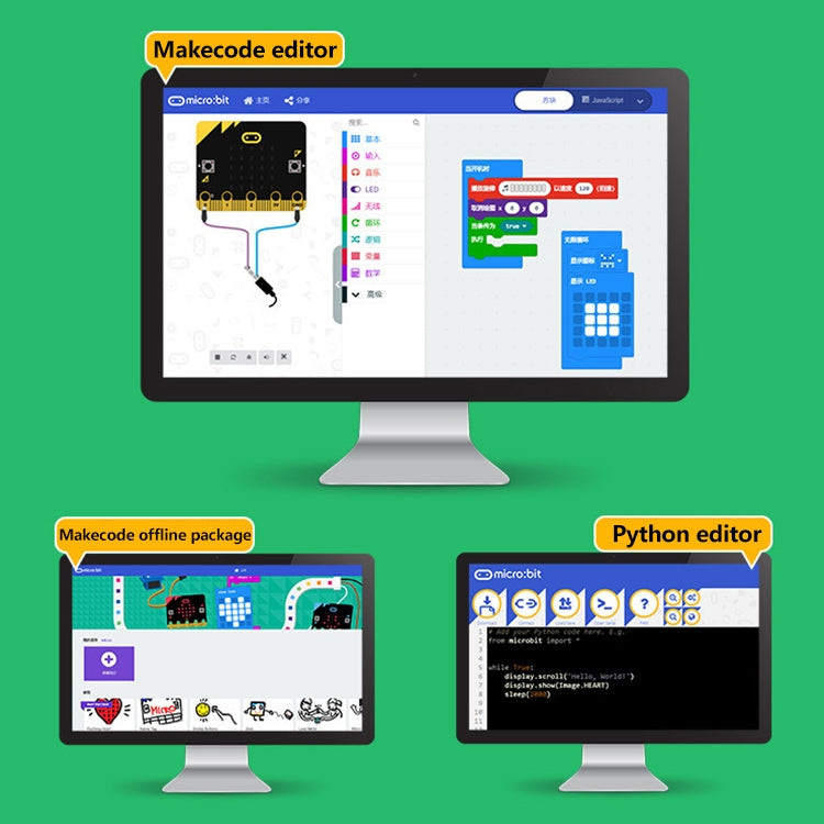 Scheda Micro:bit V2.2 ufficiale BBC per programmazione