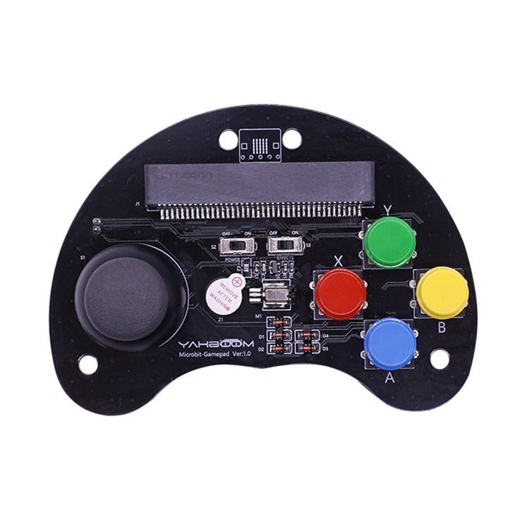 Yahboom Microbit Basic Game Handle Board, Compatible with Micro:bit V2/1.5 Board, Without Micro:bit V2/1.5 Board, Basic Game Handle Board