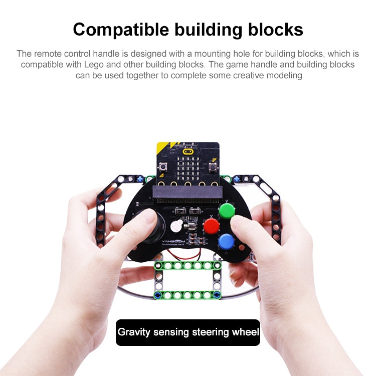 Yahboom Microbit Basic Game Handle Board, compatibile con scheda Micro:bit V2/1.5, senza scheda Micro:bit V2/1.5, Basic Game Handle Board