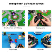 Yahboom Microbit Basic Game Handle Board, Compatible with Micro:bit V2/1.5 Board, Without Micro:bit V2/1.5 Board, Basic Game Handle Board