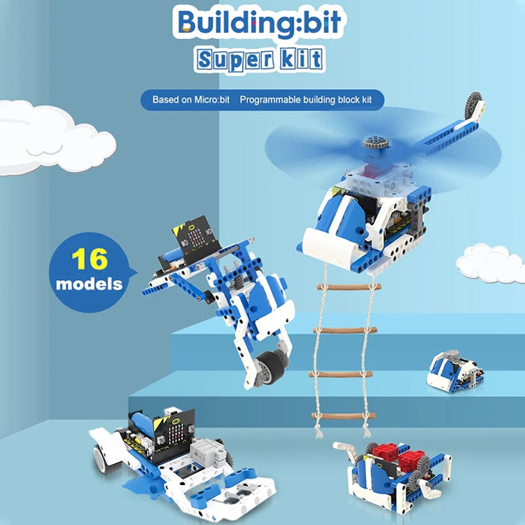 Yahboom 16 in 1 Building:bit Super Kit compatibile Micro:bit