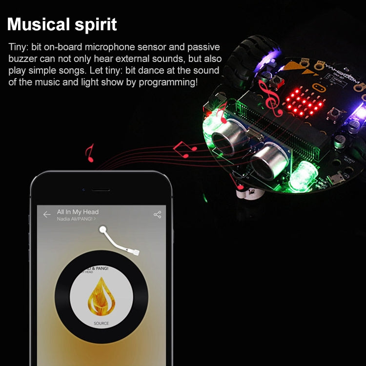 Yahboom Tinybit Smart Robot Car compatibile Micro:bit