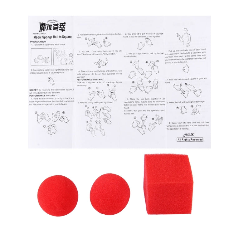 Palline di spugna magiche per giochi di prestigio